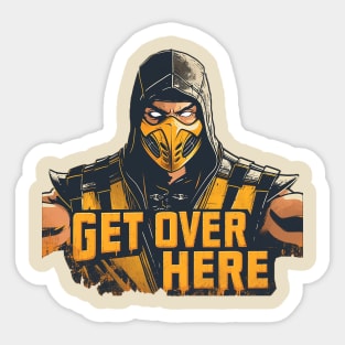 get over here Sticker